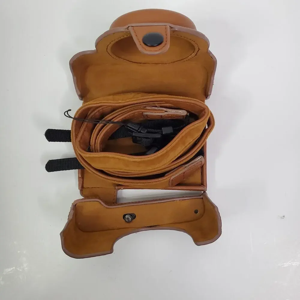 XEVN 2 Part Tan Leather Camera Case for Sony rx100 Series Digital Cameras strap - Picture 2 of 6